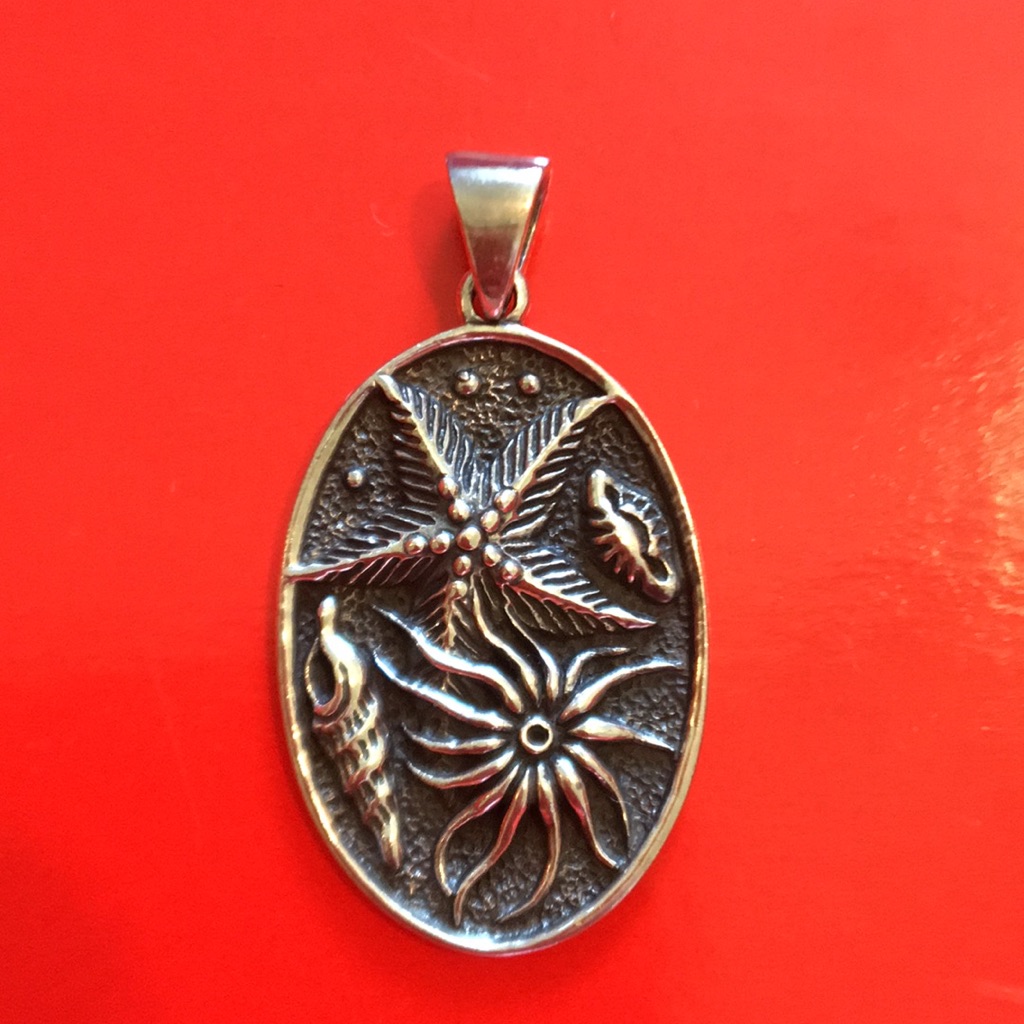 925 Silver Ocean Pendant 35$